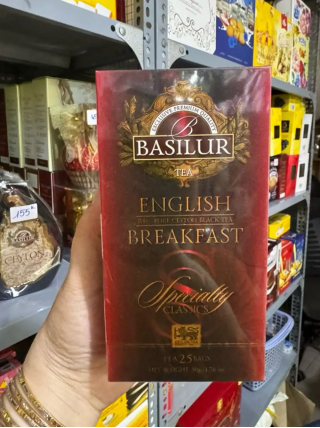 Trà Basilur Ceylon 50gr hộp giấy