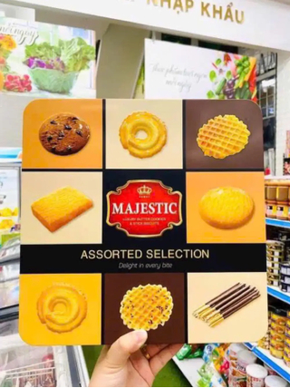 Bánh COOKIES THẬP CẨM MAJESTIC SELECTION-DATE XA MỚI