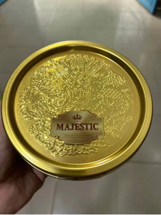 Bánh COOKIES Bơ Majestic Rồng Vàng Sang trọng hộp thiết 105g xinh xắn Tết an khang 2025