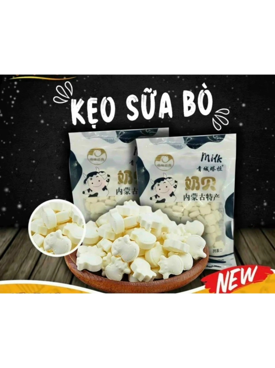 Kẹo sữa bò non viên nén Mông cổ 250gr