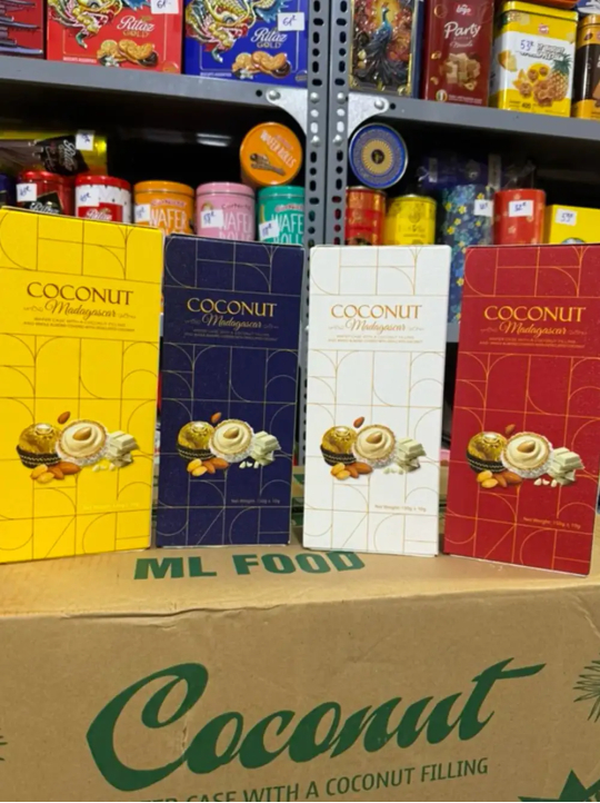 Bánh hộp giấy Socola Coconut Hàng Gói Tết 2025