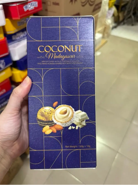 Bánh hộp giấy Socola Coconut Hàng Gói Tết 2025