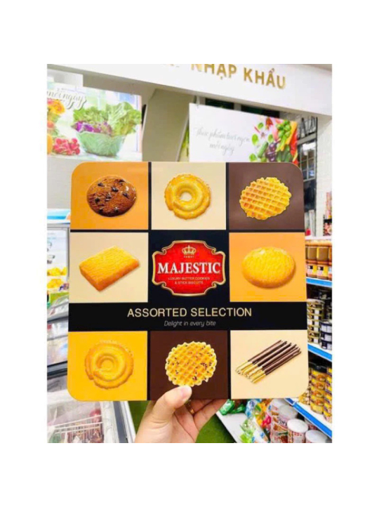 Bánh COOKIES THẬP CẨM MAJESTIC SELECTION-DATE XA MỚI