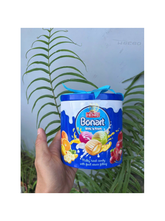 Kẹo Gói Quà Tết Cứng Sữa Trái Cây Bonart 150g - Date xa mới