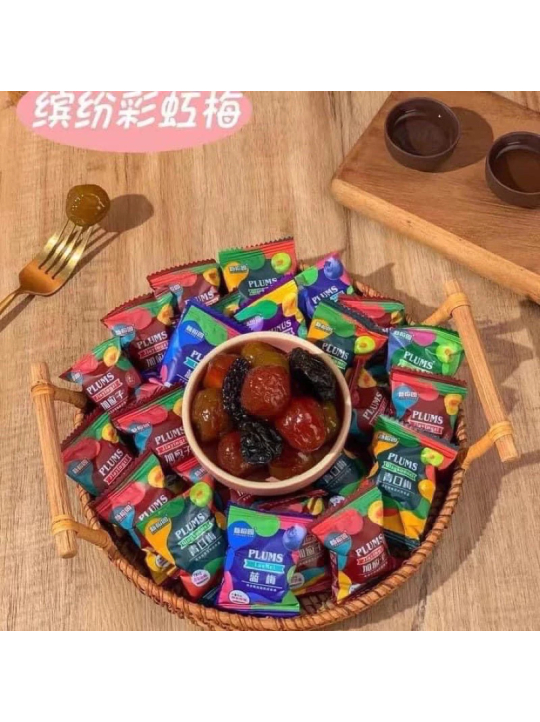 Ô Mai Xí Muội, Loại Ô Mai Việt Quất, Mận, Mơ,Cherry .Ăn Vặt Gói 400gr