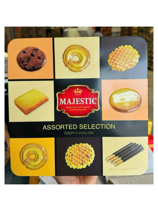 Bánh COOKIES THẬP CẨM MAJESTIC SELECTION-DATE XA MỚI