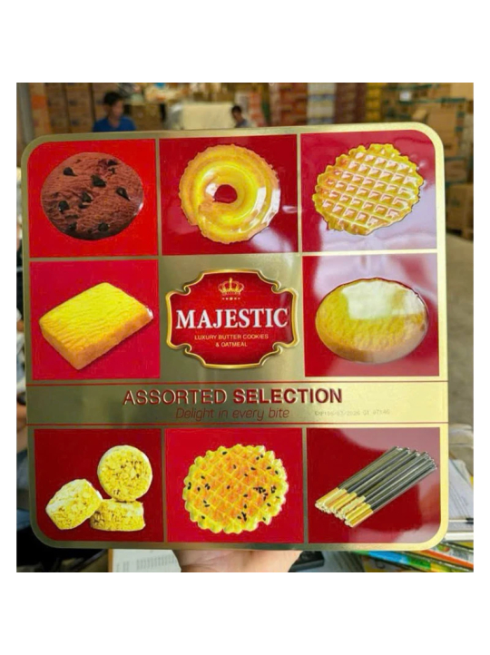 Bánh COOKIES THẬP CẨM MAJESTIC SELECTION-DATE XA MỚI