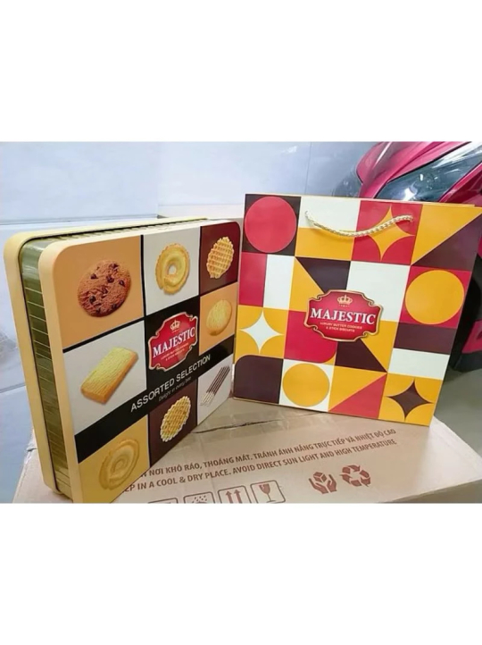 Bánh COOKIES THẬP CẨM MAJESTIC SELECTION-DATE XA MỚI