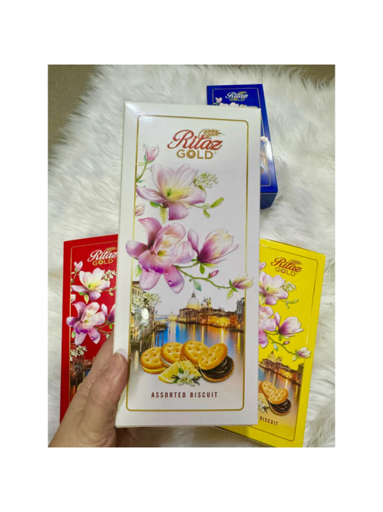 Bánh quy RITAZ hộp giấy - bánh quy dài - bánh cookie dài làm giỏ quà tết - Date mới